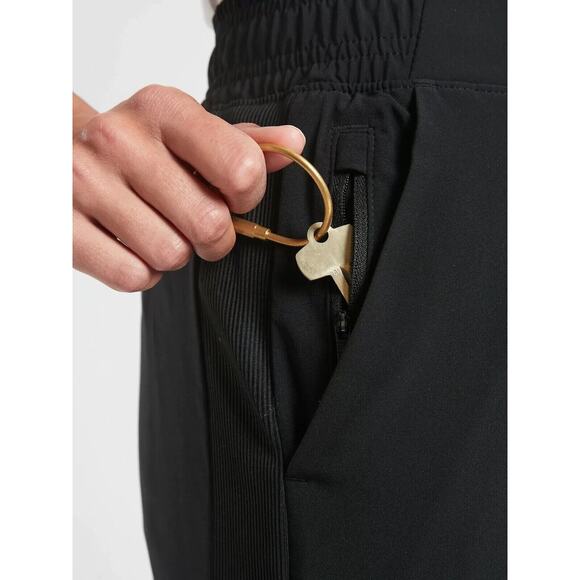 Athleta Brooklyn Lined Jogger Pants Black Stretch Pockets Women's Size 14 - Picture 7 of 16